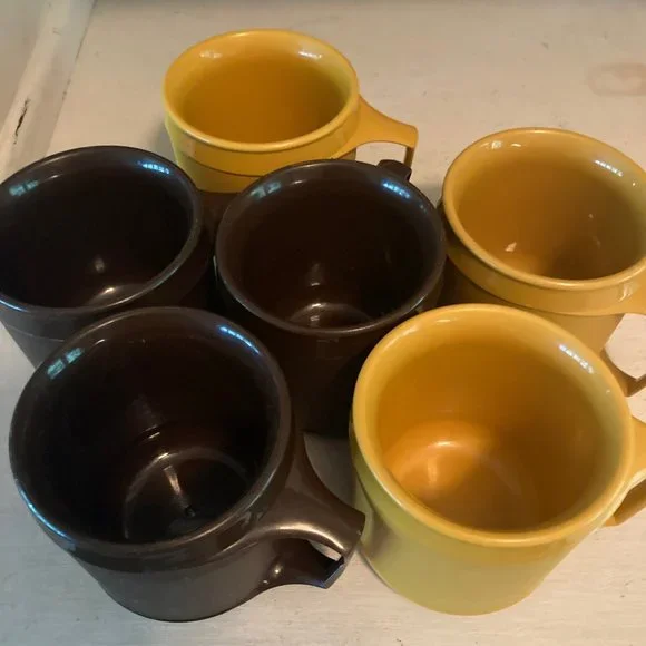 Retro stackable mugs - Picture 2 of 4